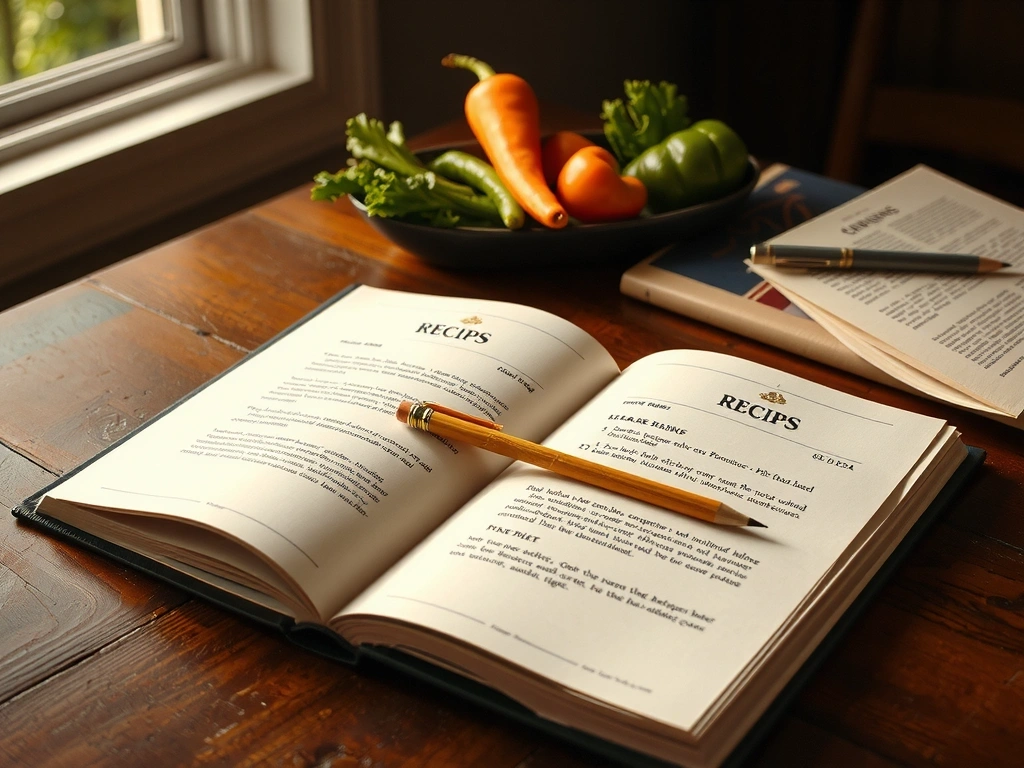 Fachbuch Rezept Notizen